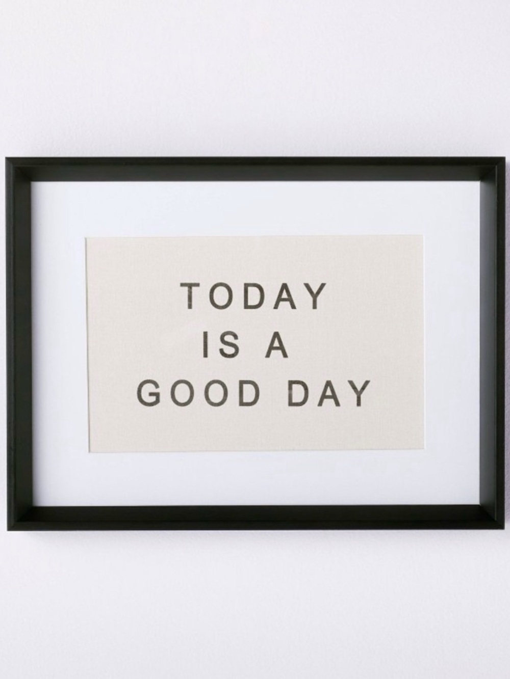 Threshold Studio McGee 'Today Is A Good Day' Framed Canvas Print